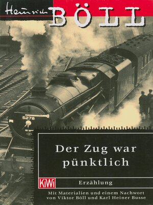 cover image of Der Zug war pünktlich